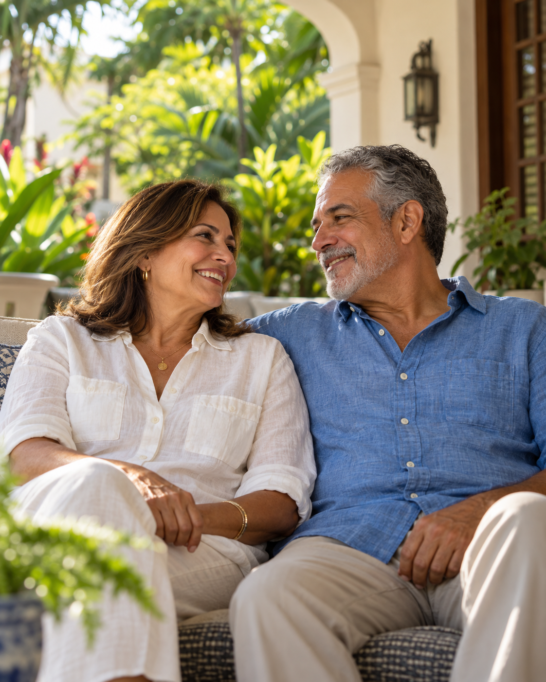 Imagen ilustrativa de una pareja compartiendo un momento tranquilo en casa.